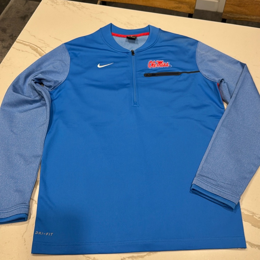 Nike Blue Dri-FIT Half-Zip Jacket